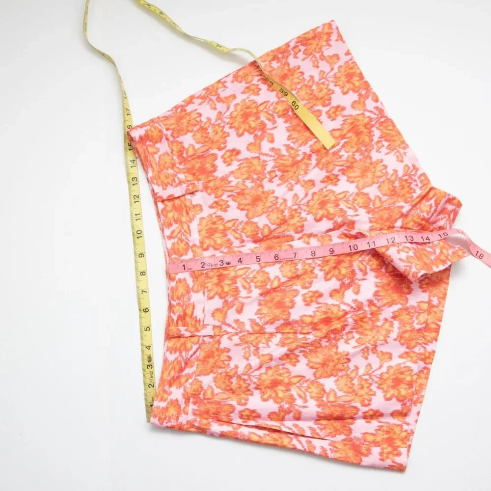Derek Lam 10 Crosby Vadella Shorts & Irina Blazer Jacket Set Orange Pink Size 12 - Picture 16 of 16